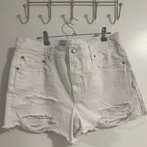 American Eagle '90s BOYFRIEND SHORT White Denim